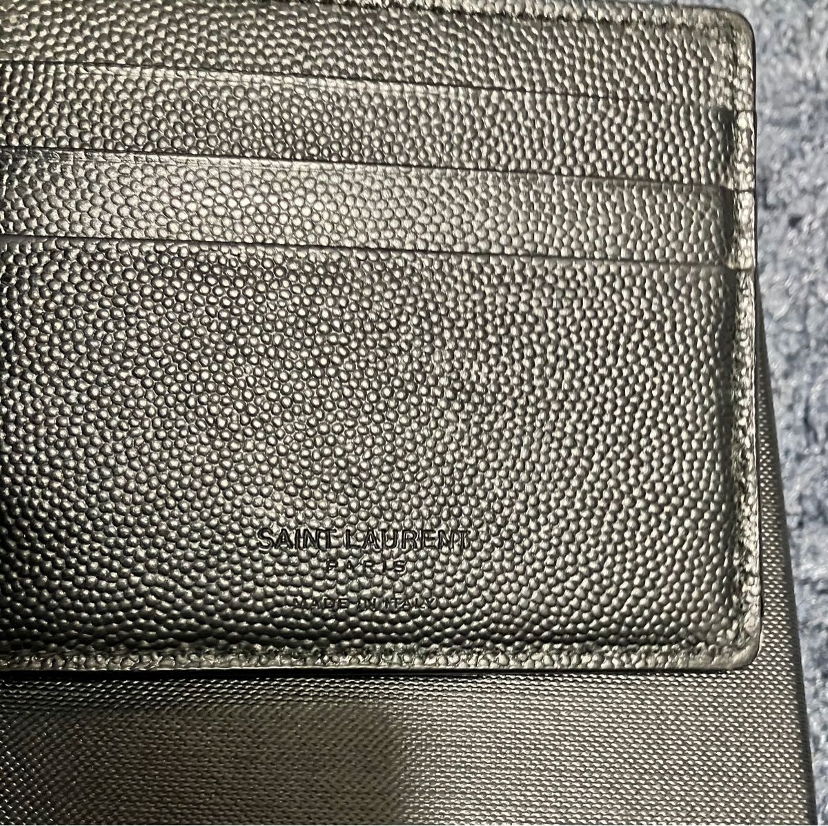 正規品 SAINT LAURENT サンローラン マネークリップ 財布 品 ビル