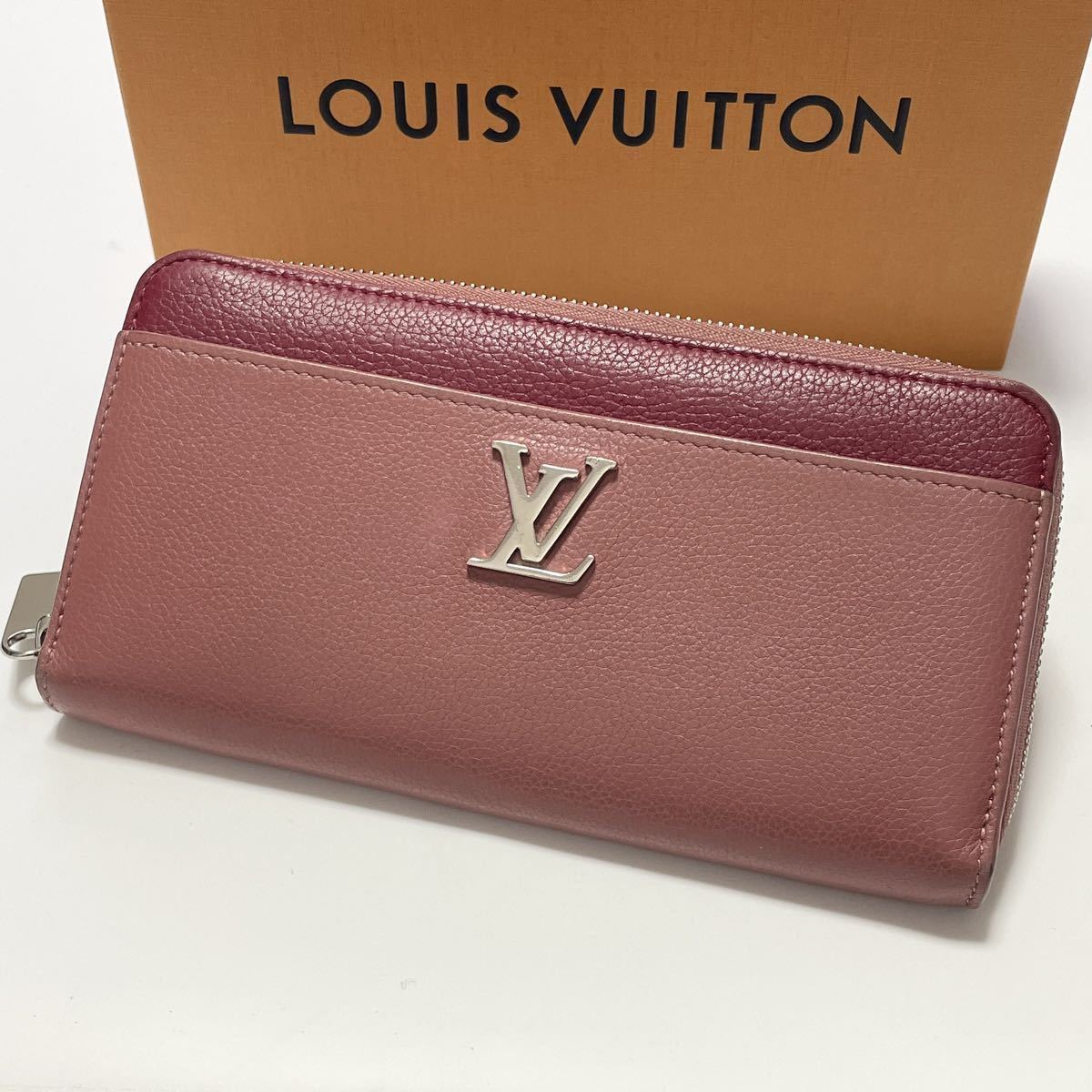 ★LOUIS VUITTON ルイヴィトン ロックミー ジッピーウォレット 長財布 ピンク ローズプリドワール リドゥヴァン【鑑定済み 本物保証】