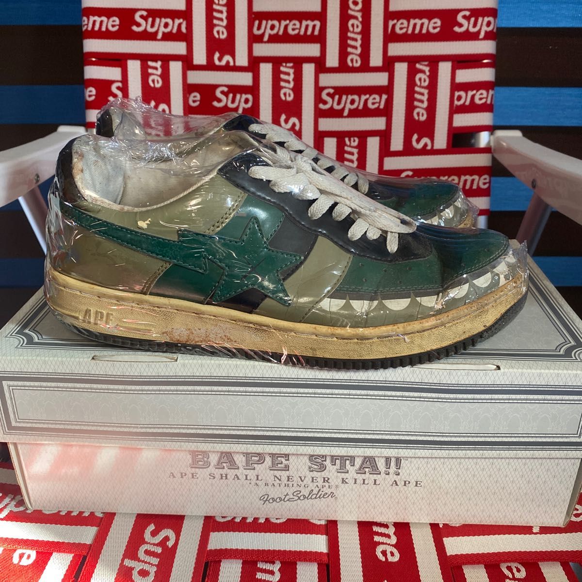BAPESTA × KAWS 初期 レアスニーカー BAPE ベイプスタ カウズ eva.gov.co