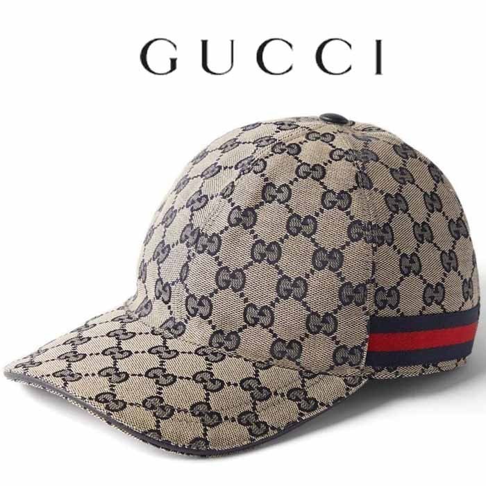 ★新品★希少国内廃盤色★グッチGUCCI★GGキャンバスベースボールキャップ帽子★696845 4HAQQ 4068★紺ネイビー★正規店購入レシート有_メーカーのサンプル画像です。