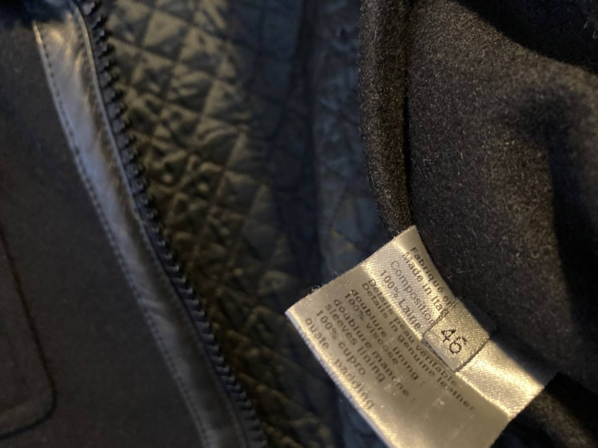 Dior Homme ディオールオム ジャンパー ジャケット 黒 レザー ブルゾン