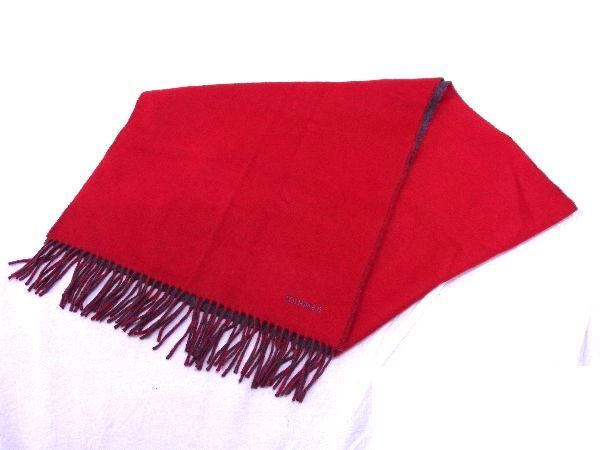 美品 100%カシミアのストール メンズ マフラー 小物