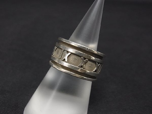 1円 TIFFANY&Co. ティファニー アトラス SV925 リング 指輪 