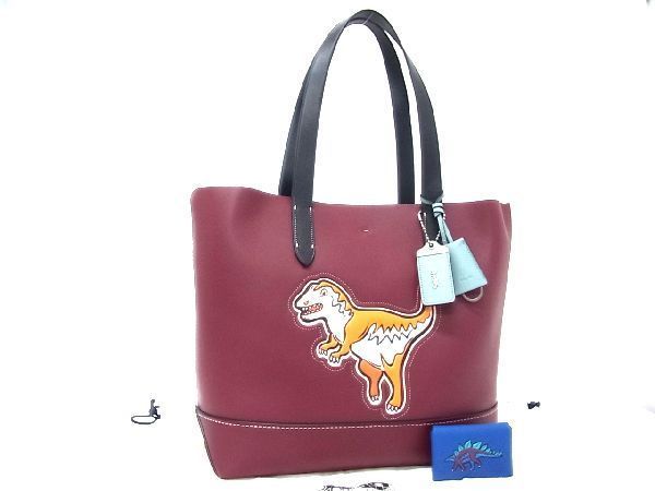 最安値級価格 □新品同様□ COACH コーチ レキシー 恐竜 ダイナソー
