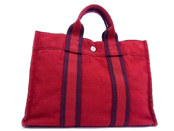ヤフオク! - 1円 美品 HERMES エルメス フールトゥPM キャン...