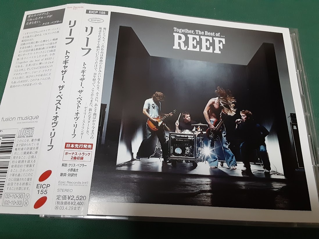 REEF　リーフ◆『トゥギャザー、ザ・ベスト・オヴ・リーフ』日本盤CDユーズド品_画像1