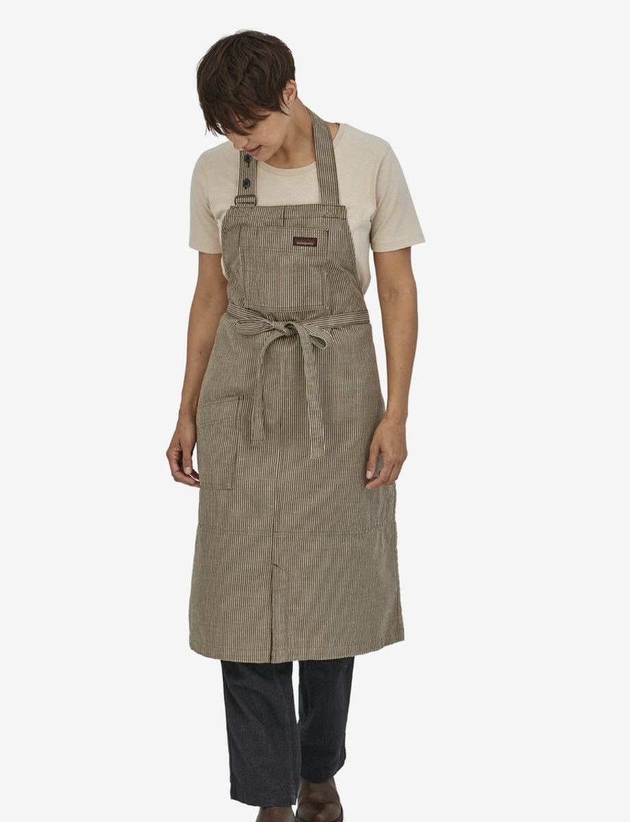 パタゴニア patagonia シェフズエプロン ヒッコリーストライプ パタゴニア patagonia シェフズエプロン ヒッコリーストライプ