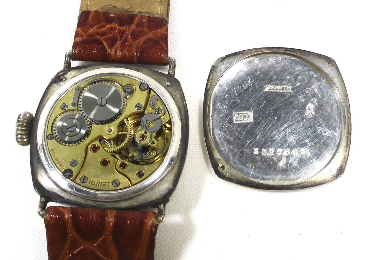 ☆ ZENITH 900銀クッションケース 腕時計 スイスの画像6