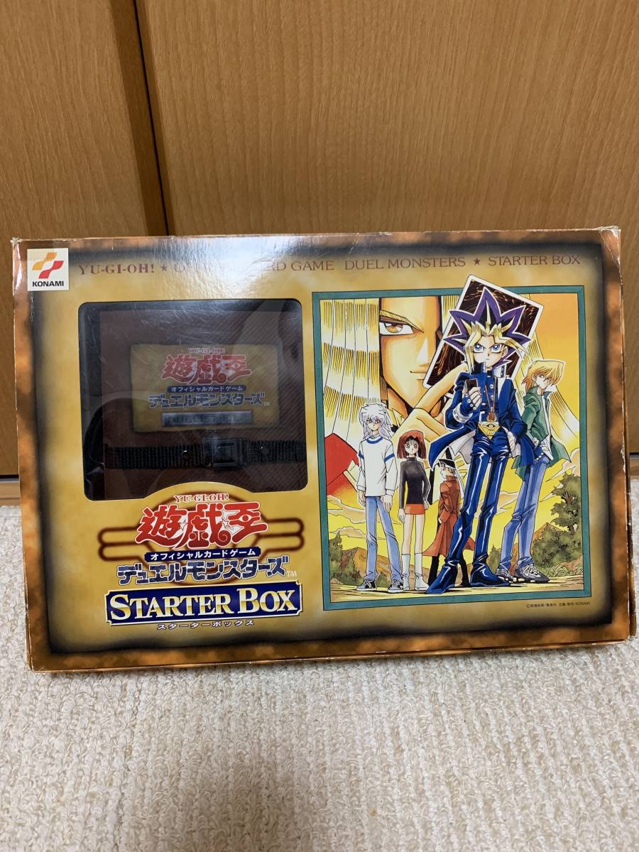 ... out of print Yugioh starter box empty box calculator memo pad starch p star card none heavy Play do condition with defect 