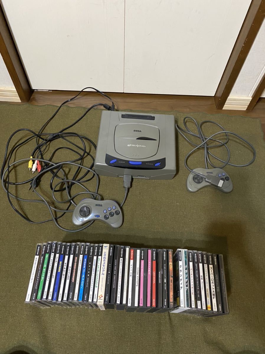 ヤフオク! - セガサターン本体 ソフト28本をセットで 【中古/動作確認...