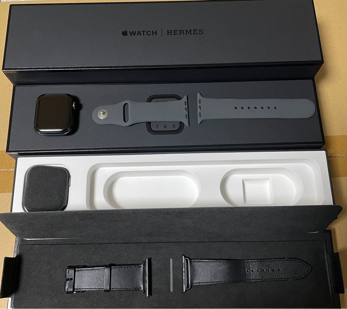 Apple 金ステンレス Watch Hermes Series5 アップルウォッチ エルメス 40mm