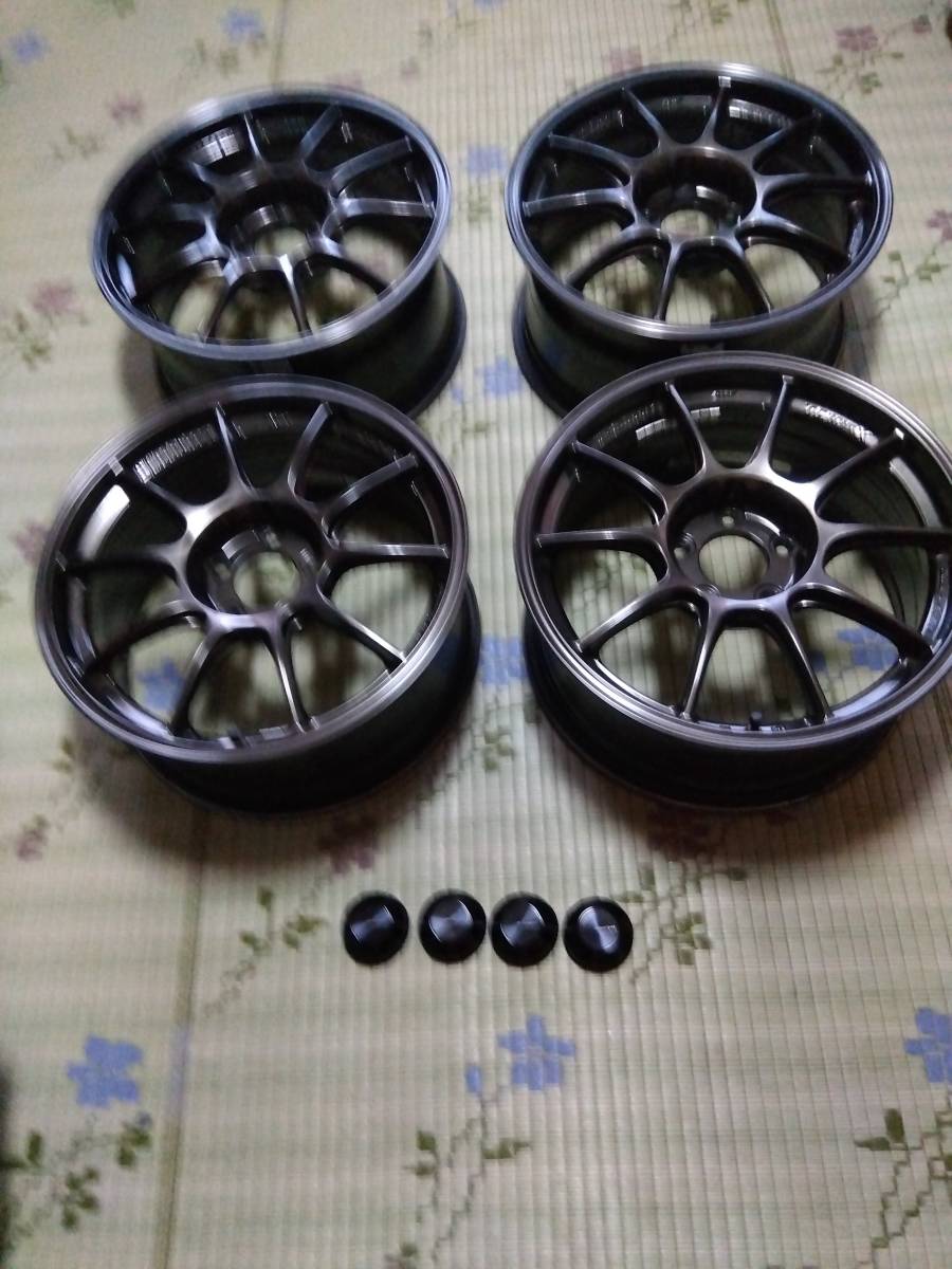 多様な ウェッズスポーツ TC105X 8J×17 5/114.3 オフセット+38 EJチタン ハブフィットセンターキャップ付 社外品