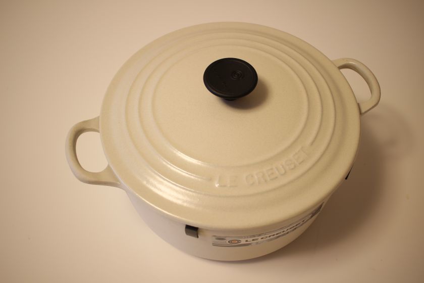 【超超超レア】2002年 コンランショップ別注限定モデル Le Creuset ル・クルーゼ グラニットクリーム ココットロンド 22cm 新品未使用品_画像1