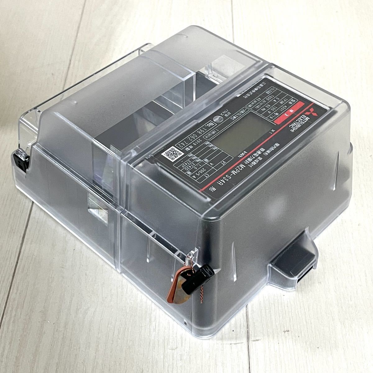 三菱 M2PM-S34R 電子式単相3線式普通電力量計 1P3W 100V 5A 60Hz 三菱 M2PM-S34R 電子式単相3線式普通電力量計 1P3W 100V 5A 60Hz