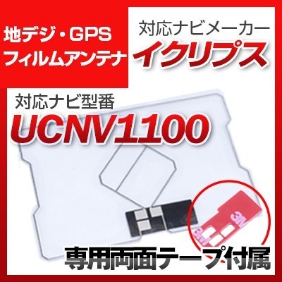 UCNV1100 対応 地デジ・GPS複合フィルムアンテナ_画像1
