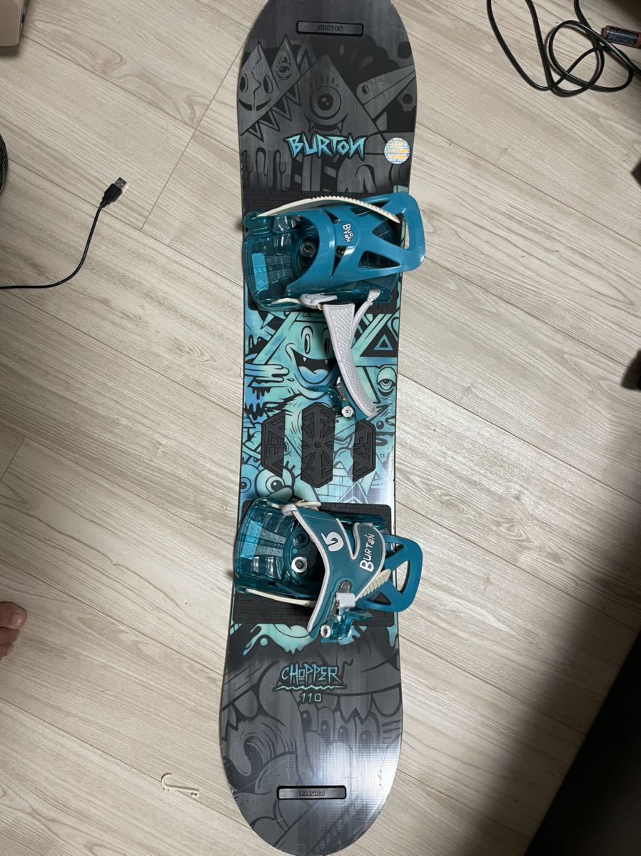 ラッピング ※ スノーボード110キッズ板 ブーツ21センチ ケースBurton