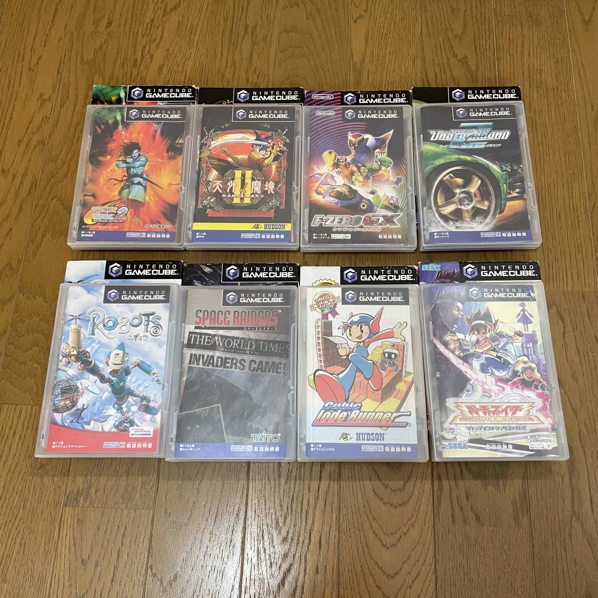 ゲームキューブ ちょっとレアなソフト 8本セット 紙スリーブ説明 ゲームキューブ ちょっとレアなソフト 8本セット 紙スリーブ説明