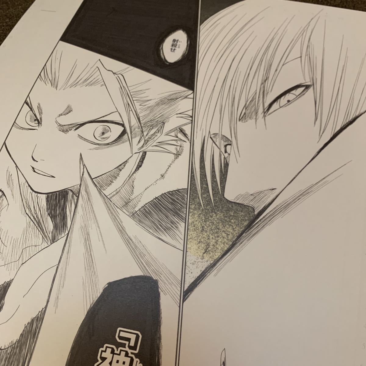 BLEACH 原画展　複製原画　日番谷冬獅郎　市丸ギン　②_画像2