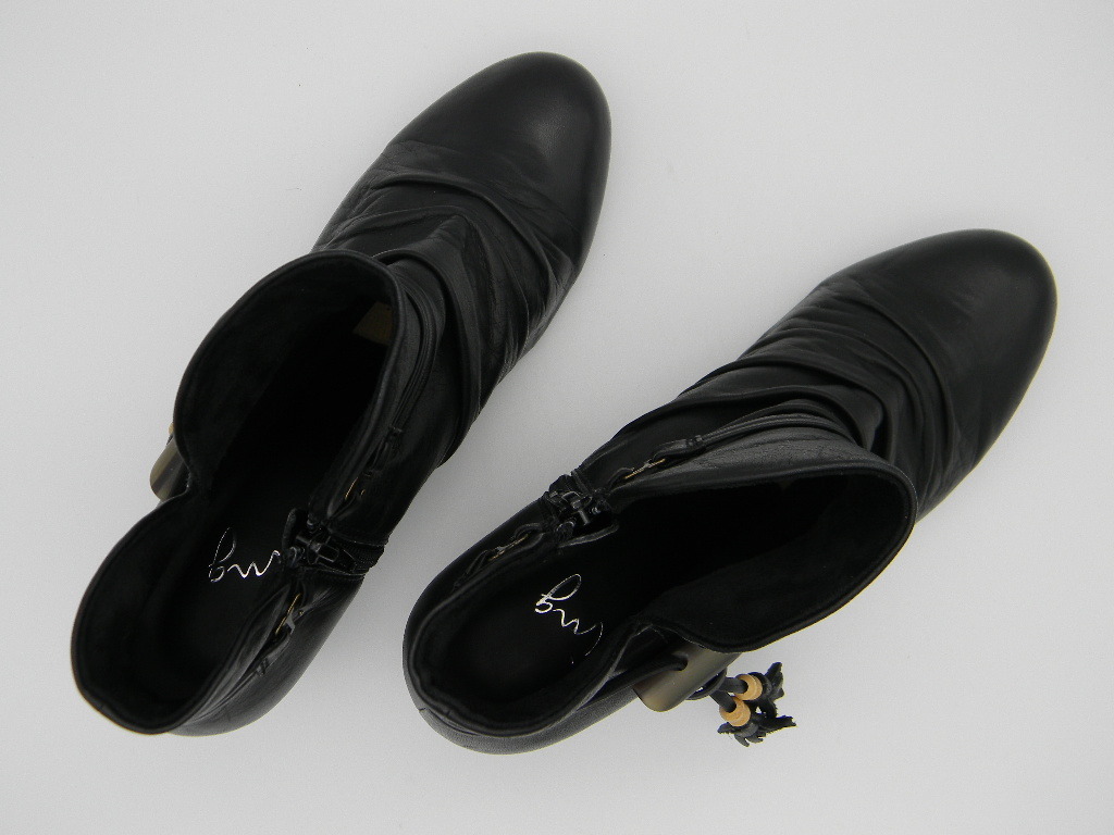 ♪★【 ing 】◆ 革ブーツ（２４．５ｃｍ）黒_画像4