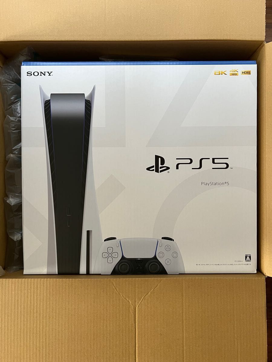 新型PS5 PlayStation5 プレイステーション5 本体 CFI-1200A01 ディスク