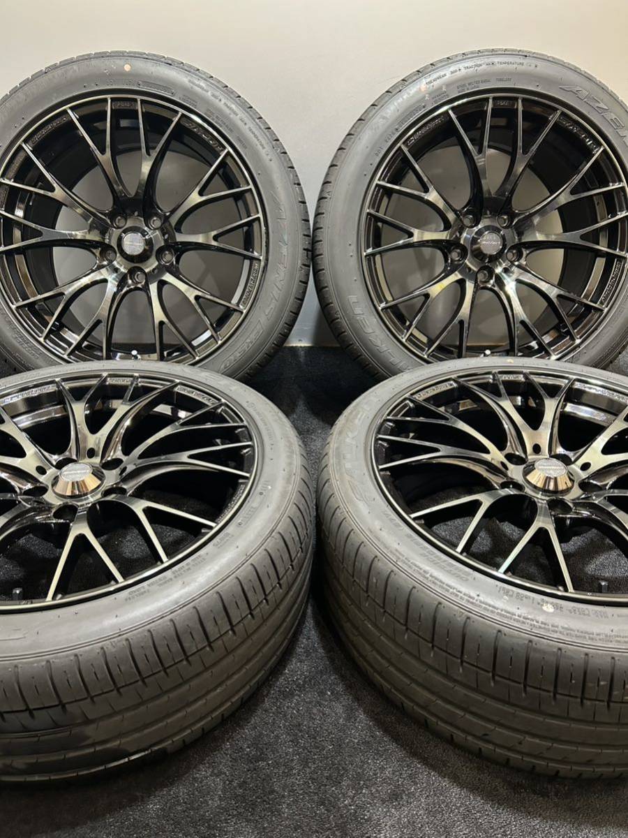 245/40 275/40 ZR18 FALKEN/FK510 20年製 Weds Sport SA-20R 18インチ 8.5J/9.5J +35/+38 114.3 5H バリ山 4本 夏タイヤ