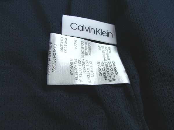 Calvin Klein Calvin Klein Bomber jacket navy S (US size, Japan M size corresponding ) blouson [ new goods unused goods ] * outlet *