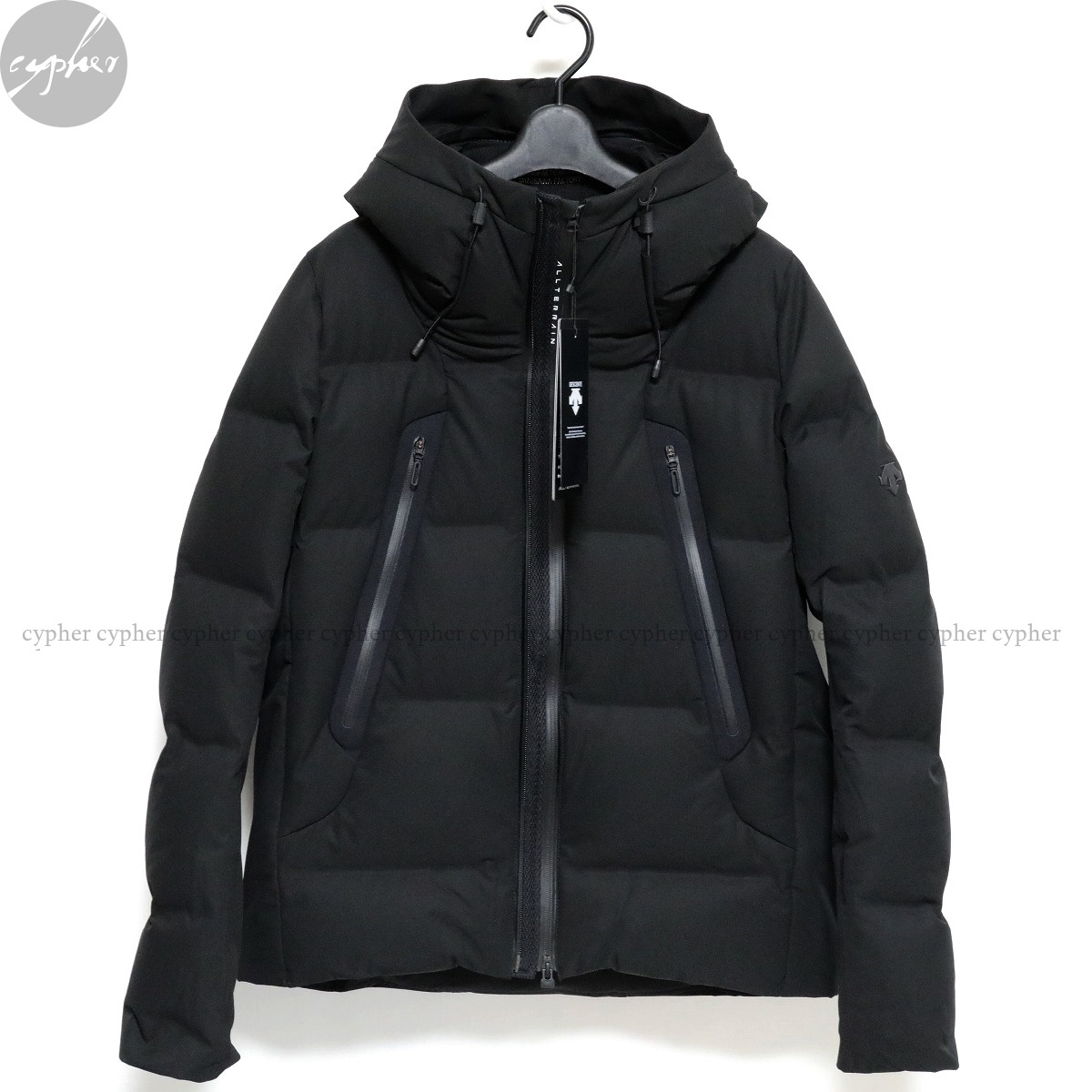 L 新品 21AW DESCENTE ALLTERRAIN MOUNTAINEER 水沢 ダウン ジャケット ブラック デサント オルテライン マウンテニア パーカー 黒