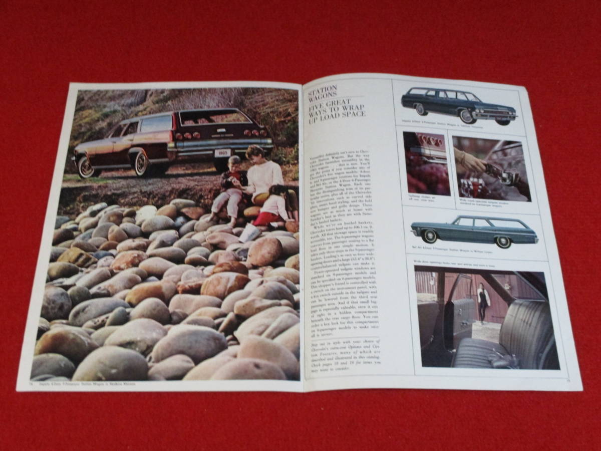 V CHEVROLET 1965 Showa era 40 large size catalog V