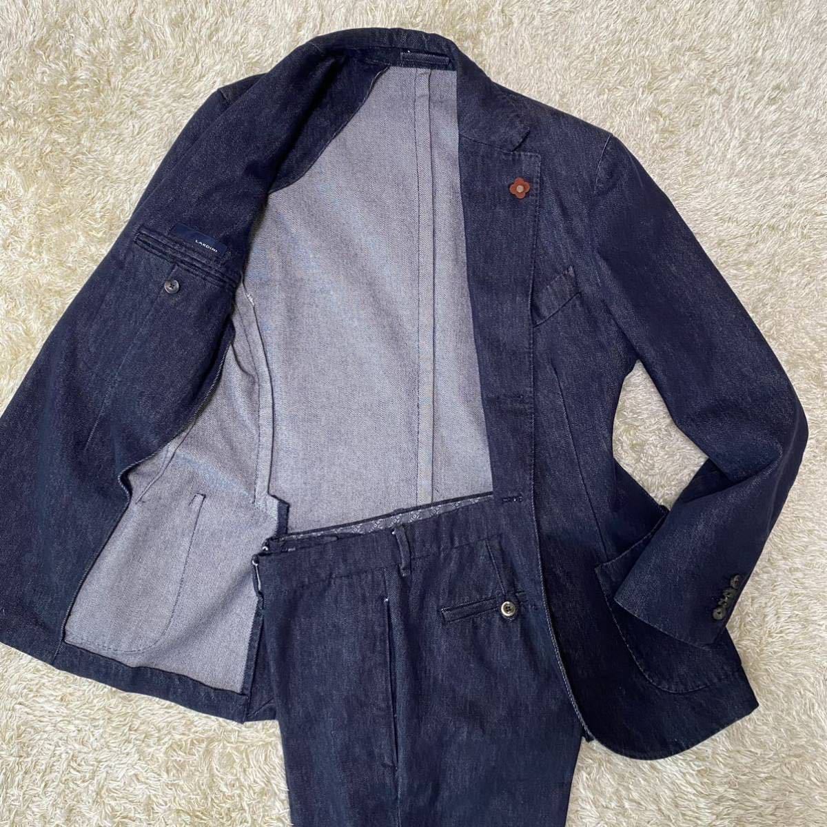 ヤフオク! - 1円〜 未使用保管品 ラルディーニ LARDINI デニム...