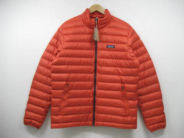 新品 定価32450円 patagonia パタゴニア 84674 FA20 ダウンセーター ダウンジャケット オレンジ サイズＭ_画像1