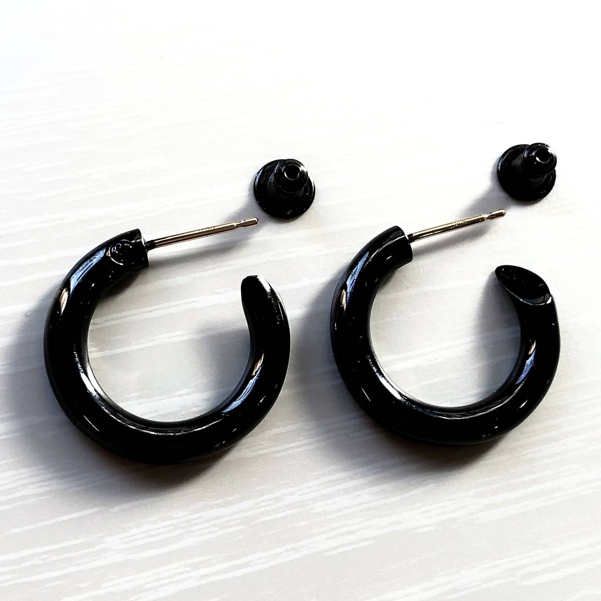 CAREERING 18K CP501B PLACEBO 701 (BK) 両耳 2個セット ピアス CAREERING 18K CP501B PLACEBO 701 (BK) 両耳 2個セット ピアス