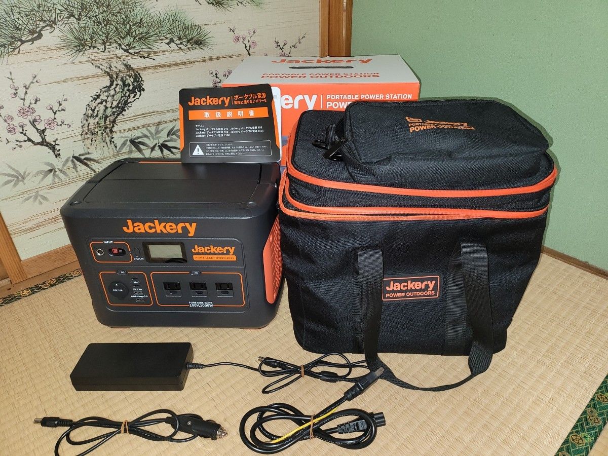 jackery ジャクリ ポータブル電源 1000 電池、充電池 電池、充電池 www