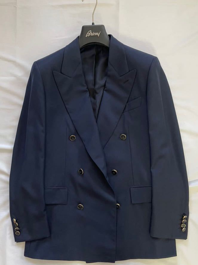 83%OFF!】 新品 ブリオーニ Brioni ネイビー ウール ジャケット ダブル