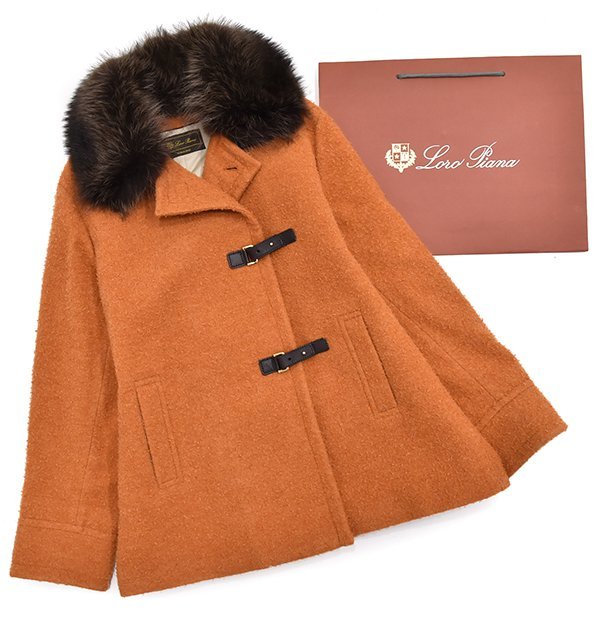 定価98万円 イタリア製 ロロピアーナ Loro Piana 豪華マーモットファー
