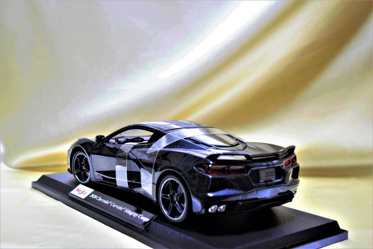 新品マイスト1/18【Maisto】◆2020年式 Chevrolet Corvette Stingray Coupe/レア色/◆ミニカー/シボレー/ポルシェ/フェラーリ/BMW_画像5