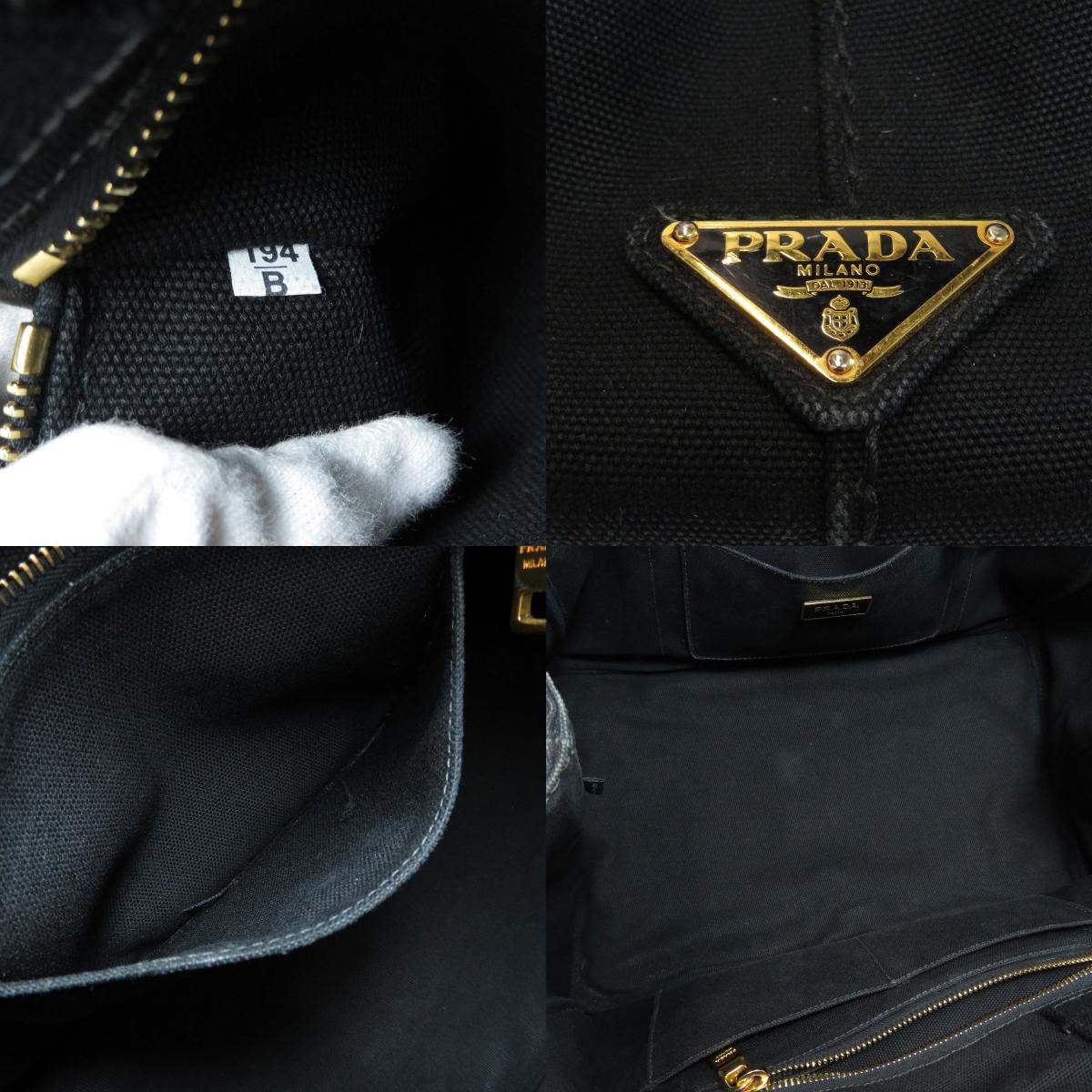 PRADA プラダ BN1877 カナパ ハンドバッグ キャンバス レディース