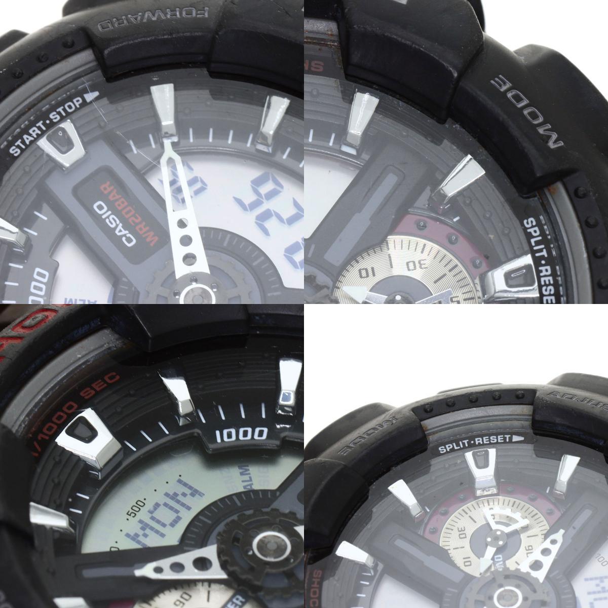 CASIO カシオ GA-110 Gショック アナデジ 腕時計 ステンレススチール 樹脂系 メンズ 中古_画像10
