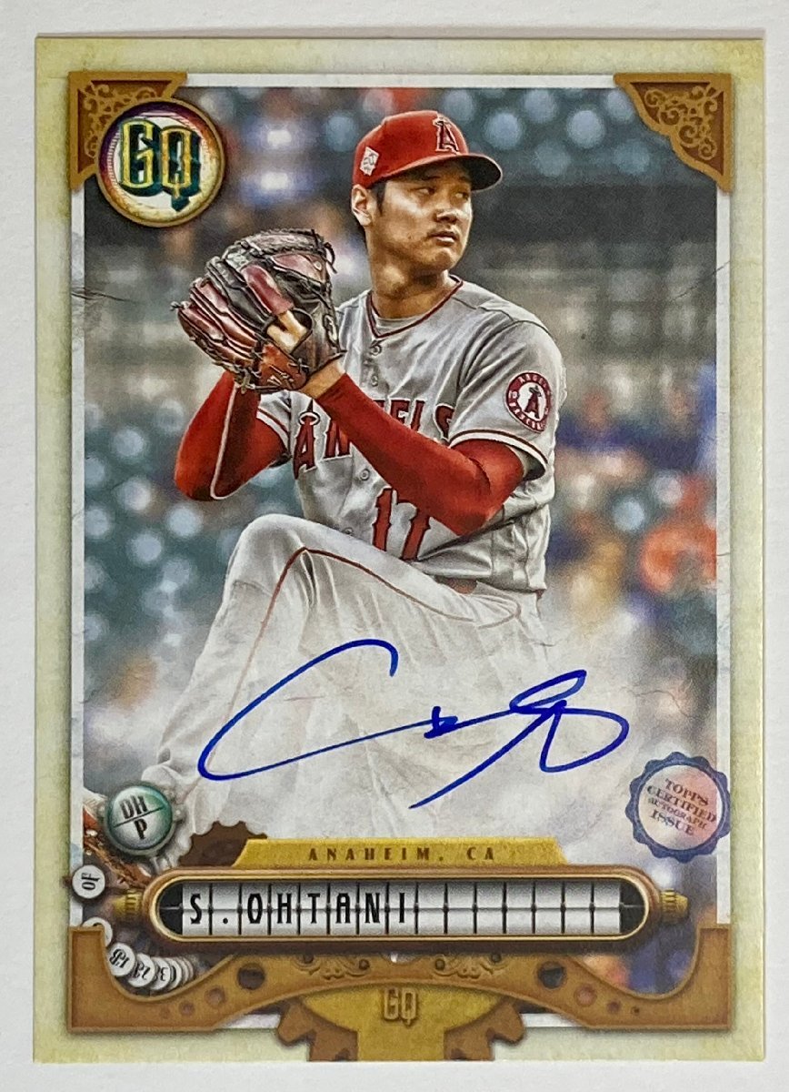 大谷翔平直書きサイン 2022 Topps Gypsy Queen Signatures Auto_画像1