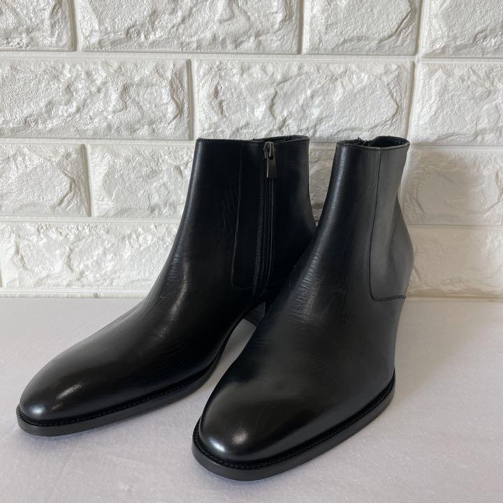 最適な材料 RUFFO ANGELO 未使用 アンジェロ ブーツ41 サイドジップ ルッフォ 25.5cm 最適な材料 RUFFO ANGELO 未使用 アンジェロ ブーツ41 サイドジップ ルッフォ 25.5cm