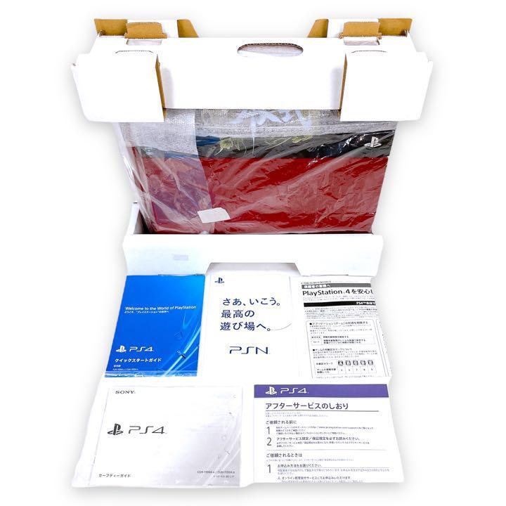 ほぼ未使用 極美品 PS4 本体 ファイナルファンタジー FF零式 朱雀 赤
