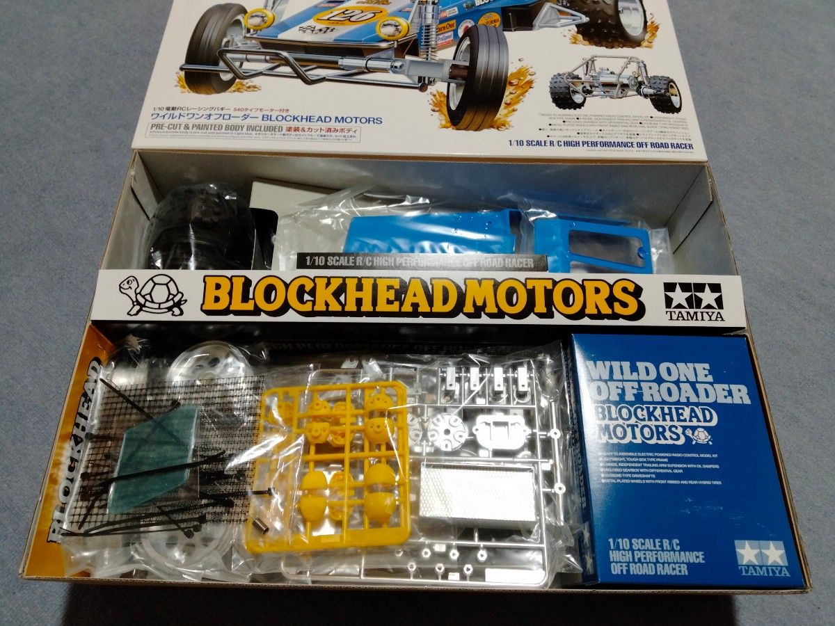 タミヤ ワイルドワンオフローダー ブロックヘッドモータース 未 タミヤ ワイルドワンオフローダー ブロックヘッドモータース 未