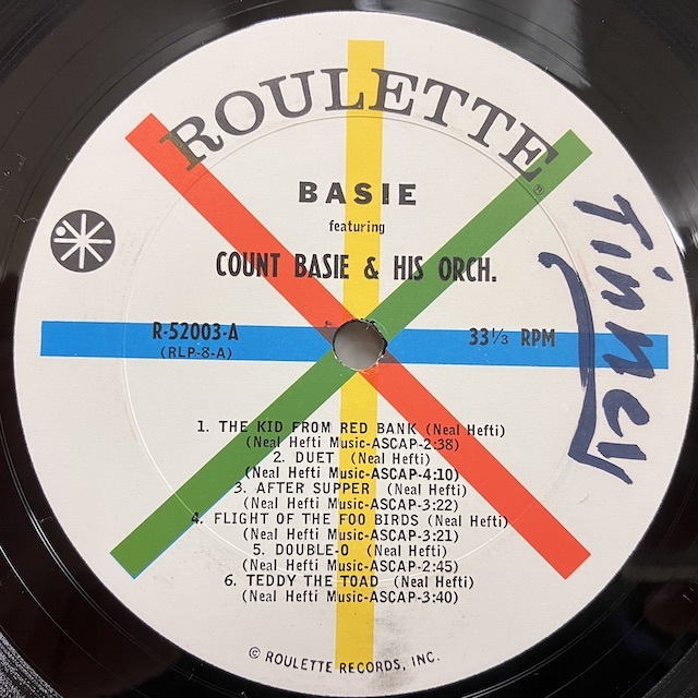 ●即決LP Count Basie / Basie r52003 j35131 米盤、溝無Mono カウント・ベイシー_画像3