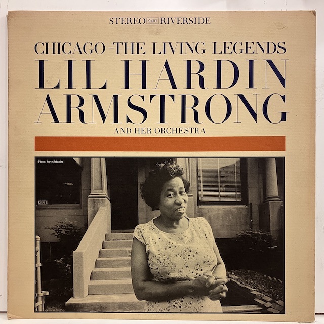 ●即決LP Lil Hardin Armstrong / Chicago the Living Legends 米オリジナル、黒銀 Dg Stereo リル・ハーディン・アームストロング_画像1