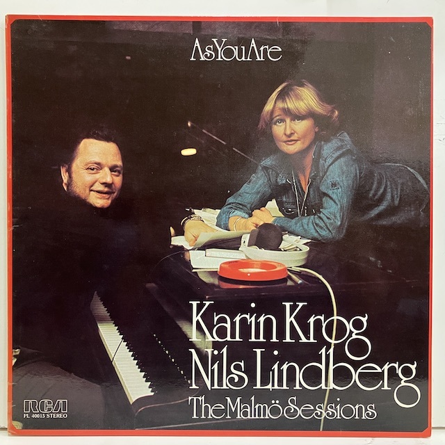 ●即決VOCAL LP Karin Krog Nils Lindberg / As You Are jv3640 当時のドイツ盤 カーリン・クローグ_画像1