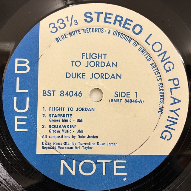 ○即決LP Duke Jordan / Flight to Jordan j35245 米盤、Ua Stereo Rvg