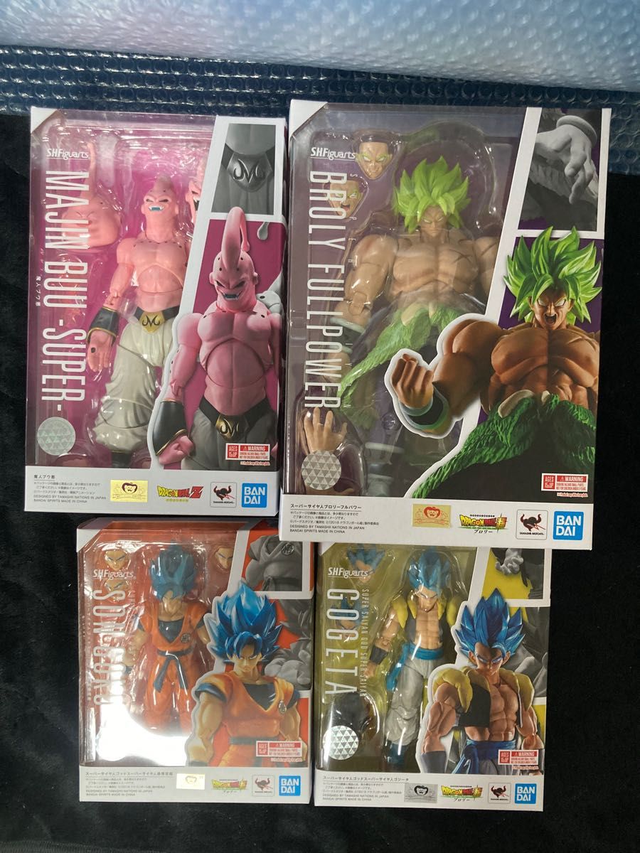 S.H.フィギュアーツドラゴンボールブロリー 魔人ブウ 孫悟空 ゴジータ