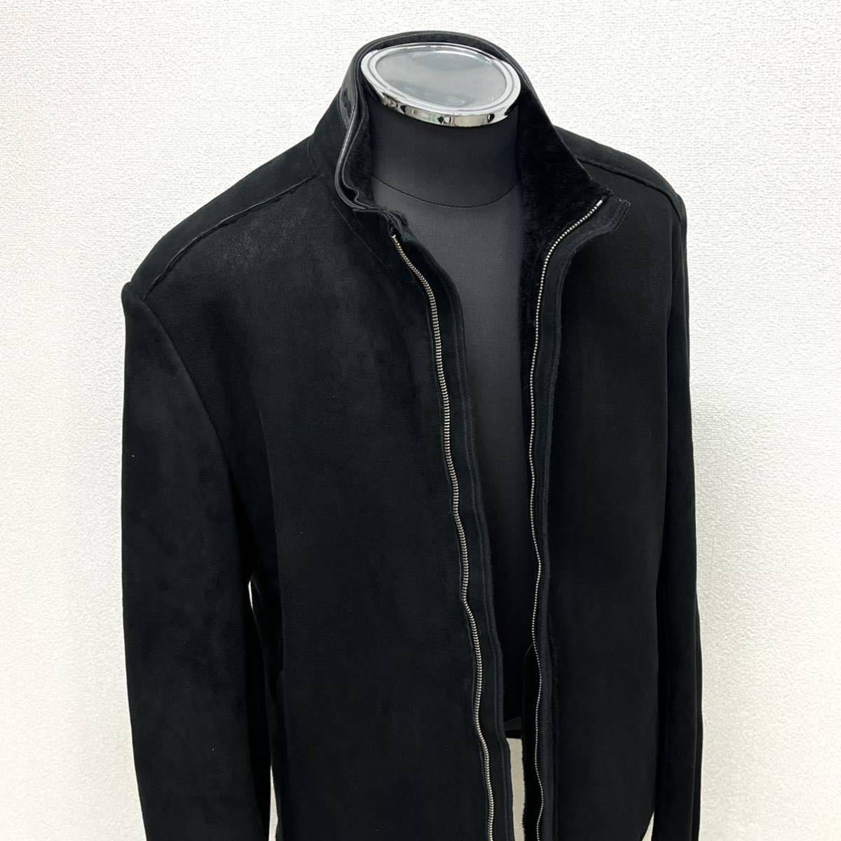 DIOR HOMME ディオールオム 羊革 ムートン レザージャケット メンズ 133L446A0126