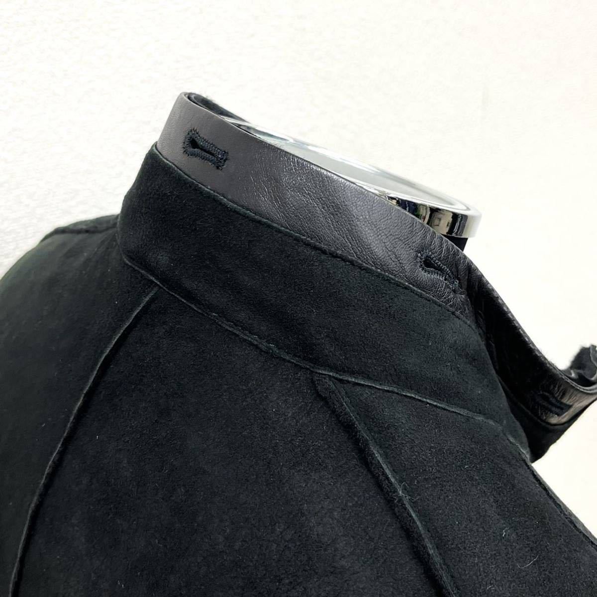 DIOR HOMME ディオールオム 羊革 ムートン レザージャケット メンズ 133L446A0126