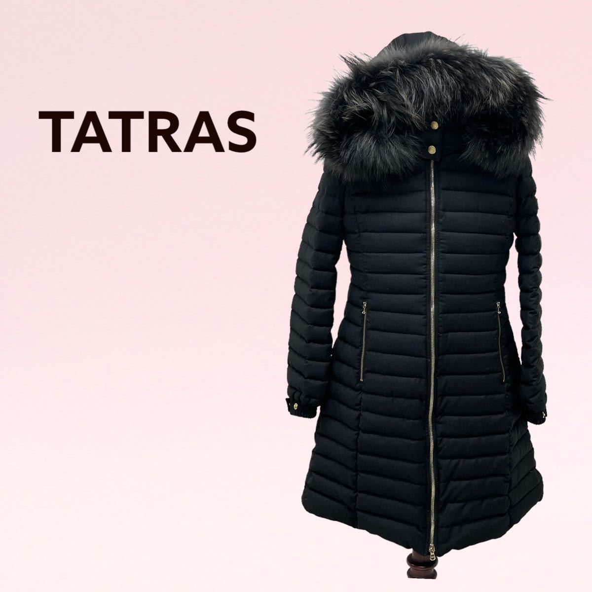 TATRAS タトラス Rライン 19AW CIMA チマ ロロピアーナ ウール ポーランドラクーンファー フード付 ダウンコート レディース  LTAT20A4581-D