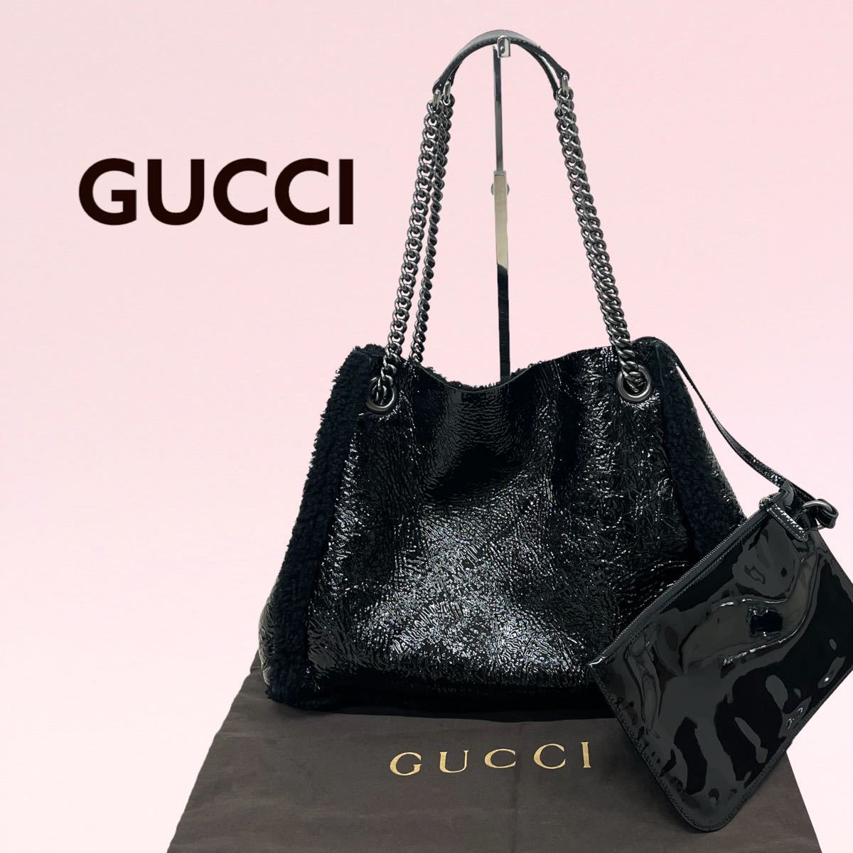 2023新款 GUCCI トートバッグ ソーホー インターロッキングG レザー